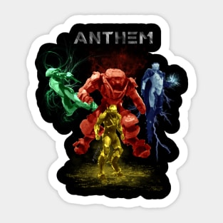 anthem paint color Sticker